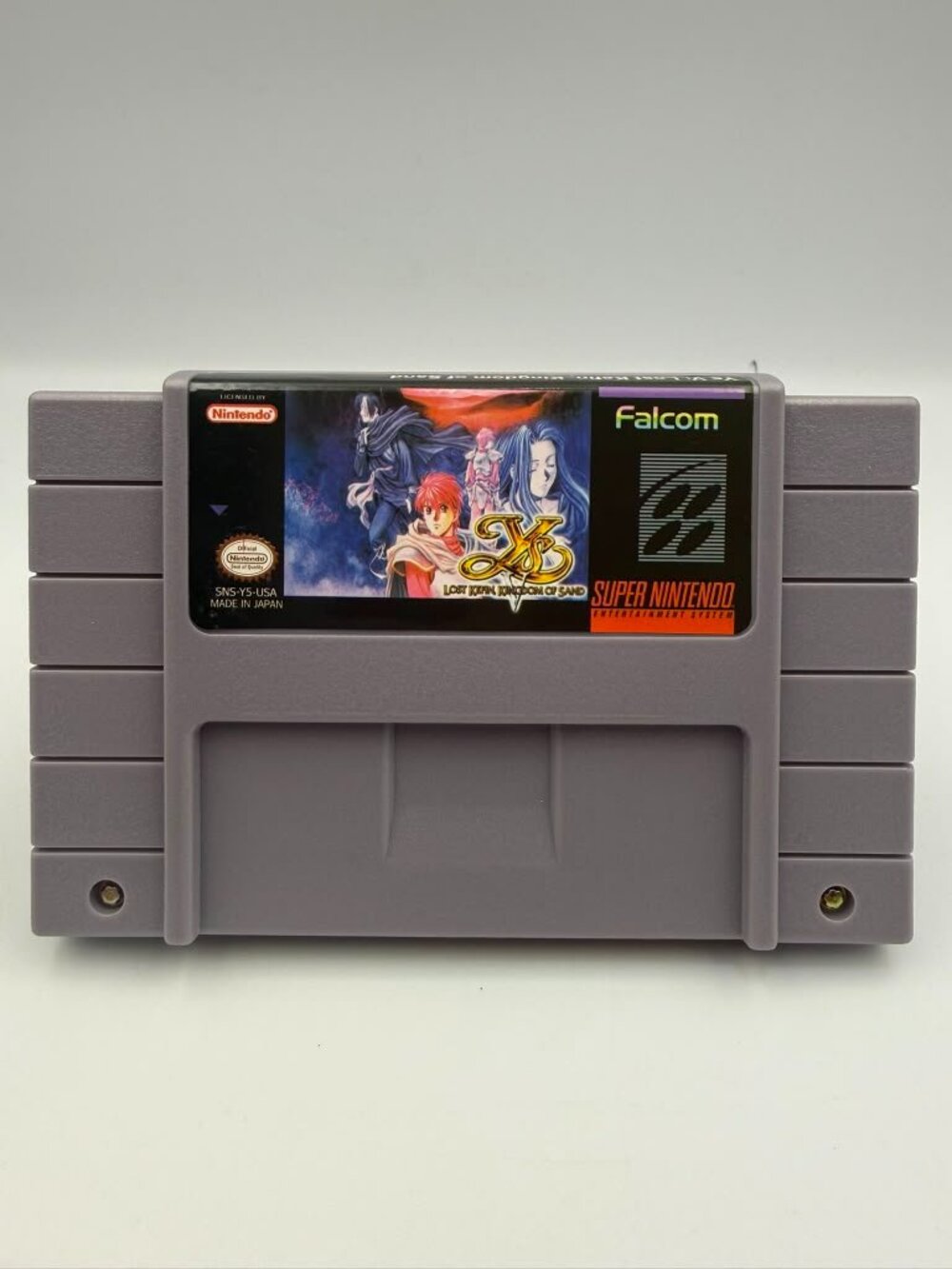 Ys V: Lost Kefin, Kingdom of Sand – SNES USA Version